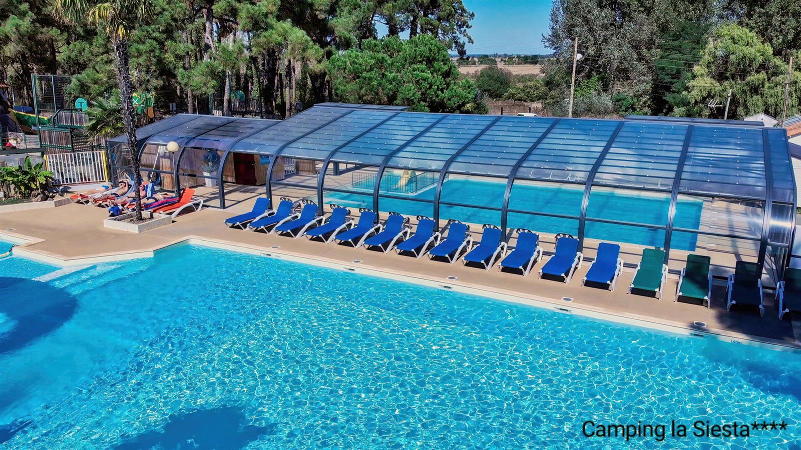 Camping indoor swimming pool La Faute Sur Mer - Camping La Siesta | La Faute sur Mer