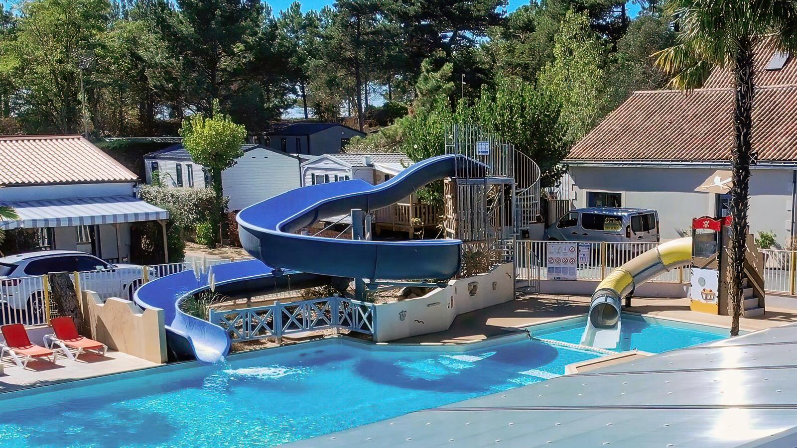 La Tranche sur mer, camping and slide - Camping La Siesta | La Faute sur Mer