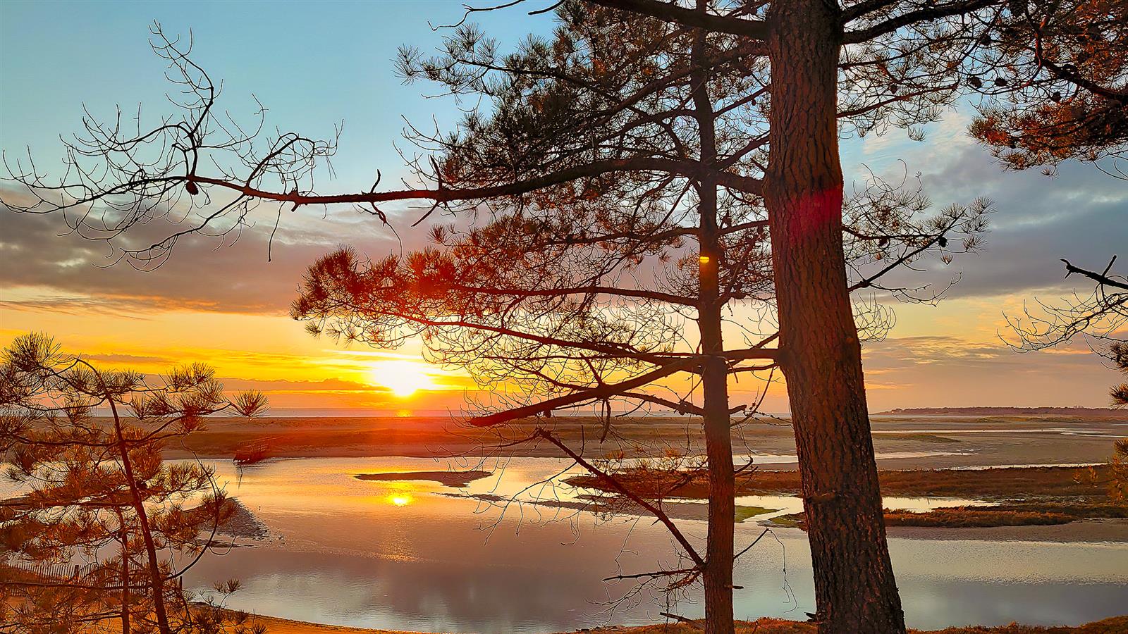 Sunset at Camping la Siesta at La Faute sur mer - Camping La Siesta | La Faute sur Mer