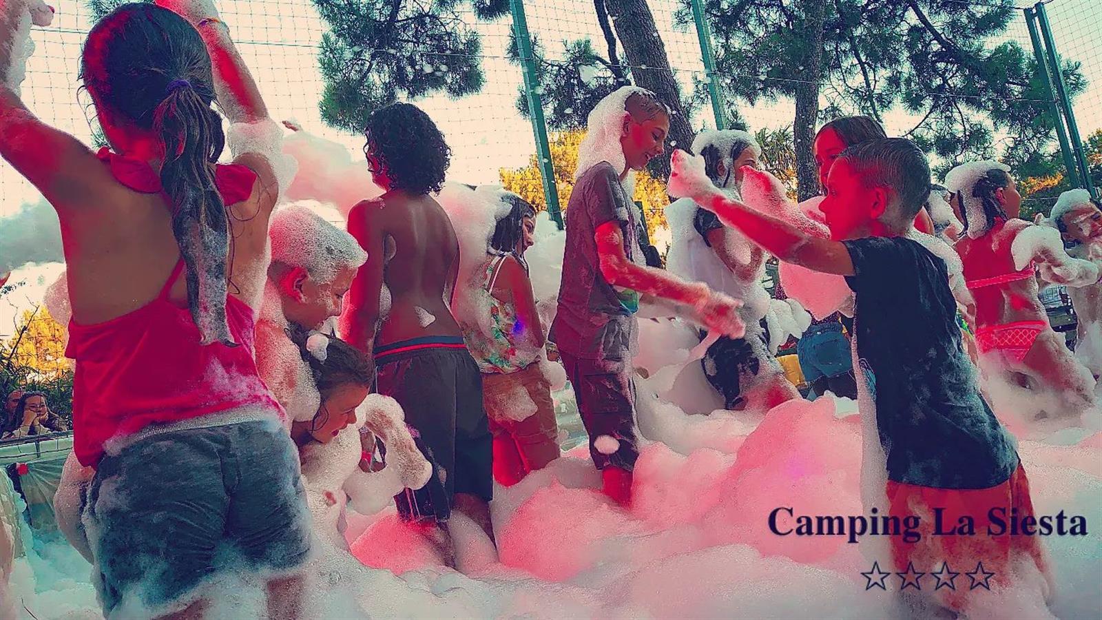 Foam party, Camping La Siesta - Camping La Siesta | La Faute sur Mer